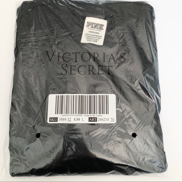 PINK Bling Campus Long Sleeve Ringer Tee - Picture 6 of 6